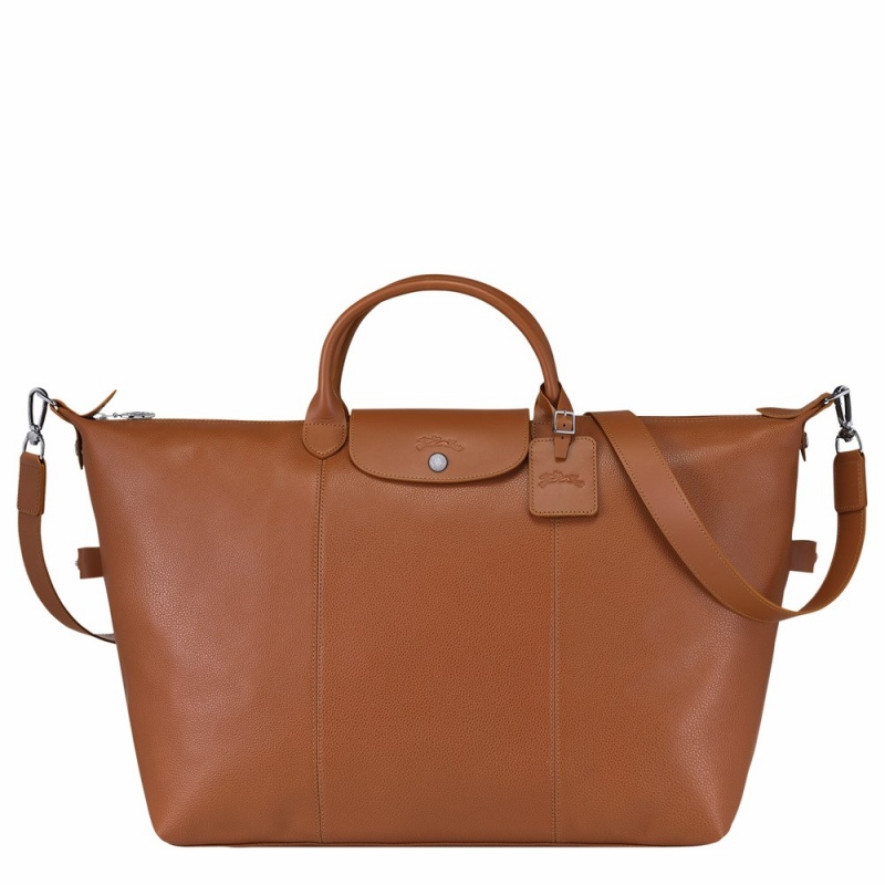 Brown Longchamp Le Foulonne S Women's Travel Bags